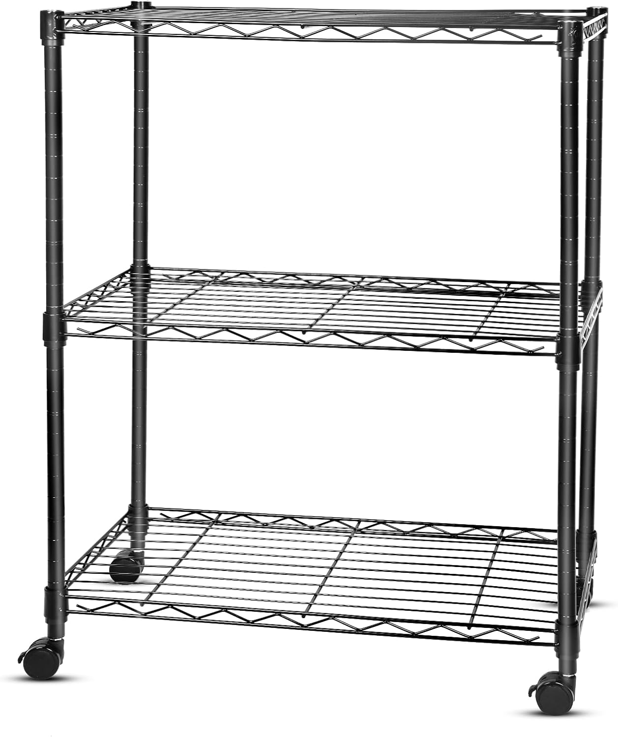 Whitmor 5 Tier Shelving Unit, Metal Storage Shelves, 400 lbs Capacity per Shelf, 2000 lbs Total, Adjustable Heavy Duty Shelf, Easy Assembly for Kitchen, Garage, Plant, 36"L x 14"W x 72"H, Chrome