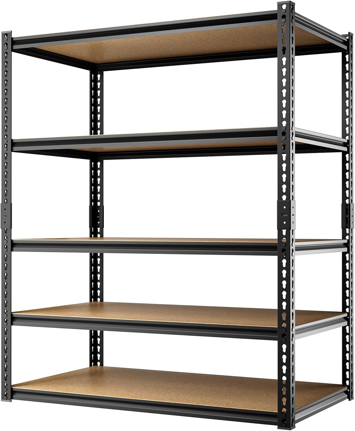 4-Tier 40" W x 20" D x 60" H Garage Shelving Storage Rack 2000LBS Metal Storage Shelves Units Basement Utility Shelf Adjustable Pantry Shelving